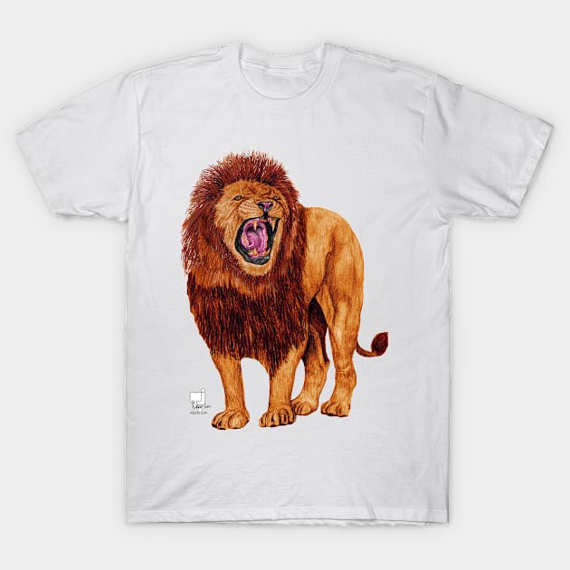 lion 3 T-Shirt by mjartscom